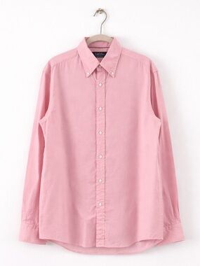 Ralph Lauren Purple Label Pink‎ Cotton Poplin Button-Up Long Sleeve Dress Shirt